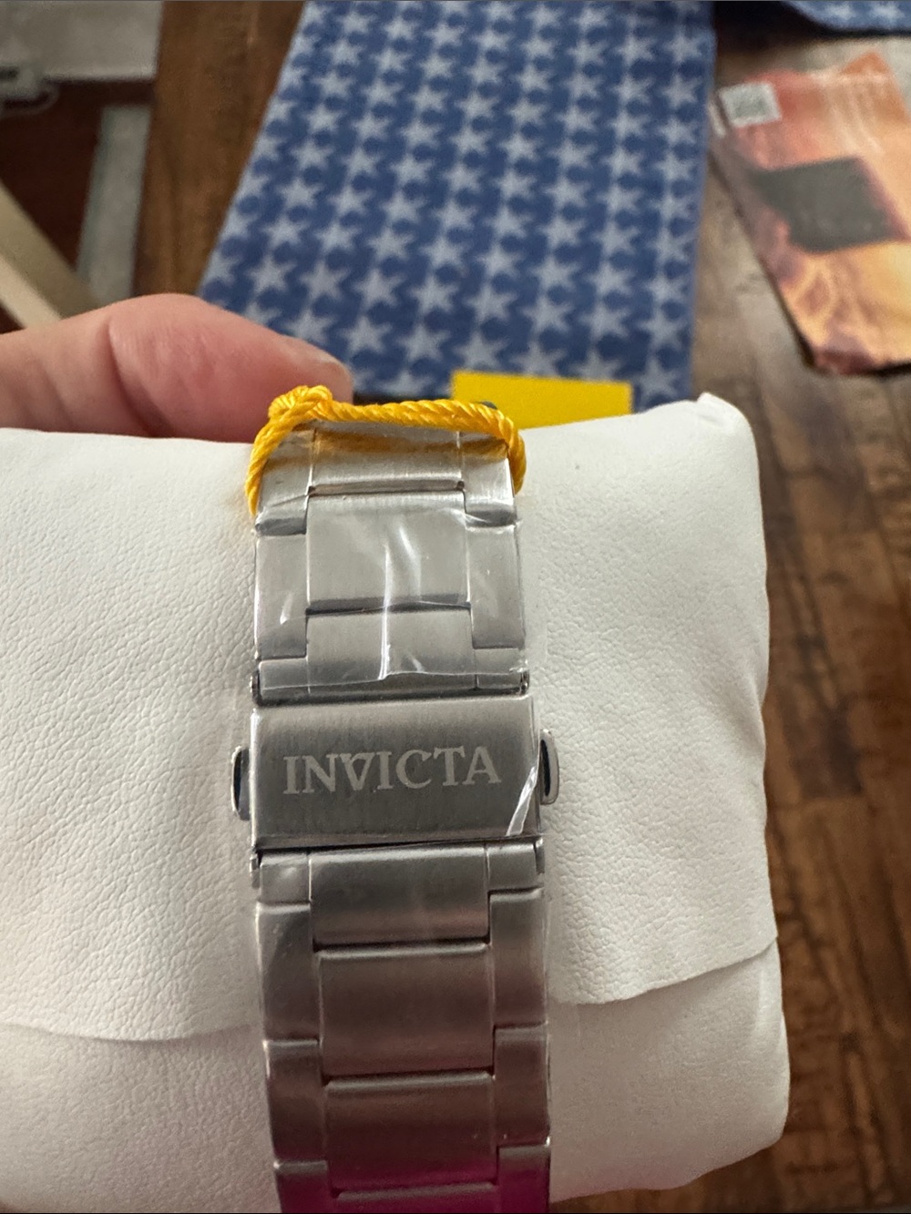 Invicta Silver Watch with Teal-Green Dial - Picture 5 of 7